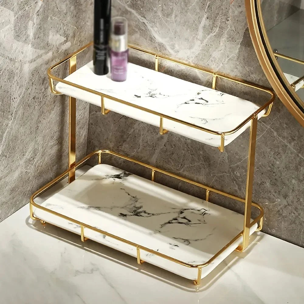 9 Bathroom Vanity Tray Ideas For Organizing The Essentials