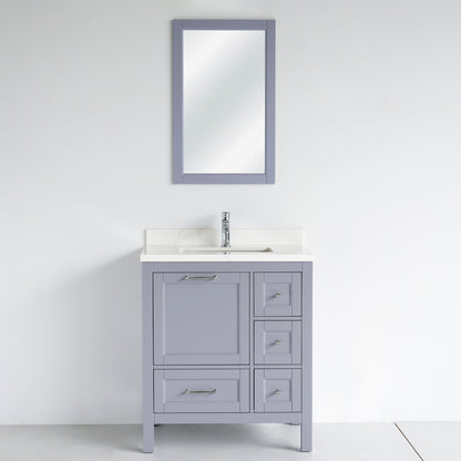 30 Inch Gray Selena Bathroom Vanity