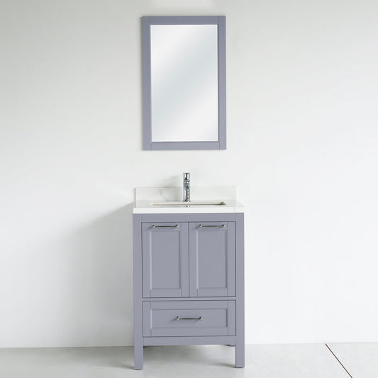 24 Inch Gray Selena Bathroom Vanity