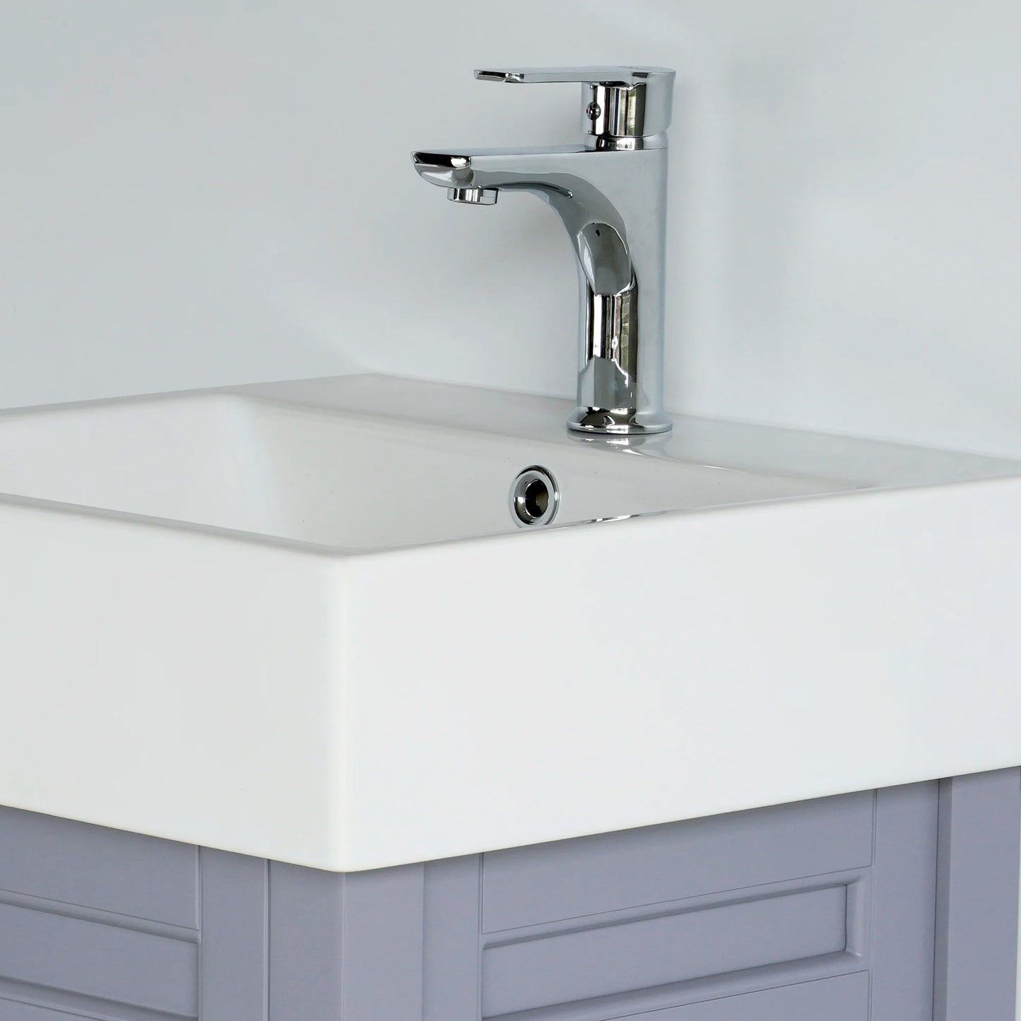 18 Inch Gray Selena Bathroom Vanity with Countertop