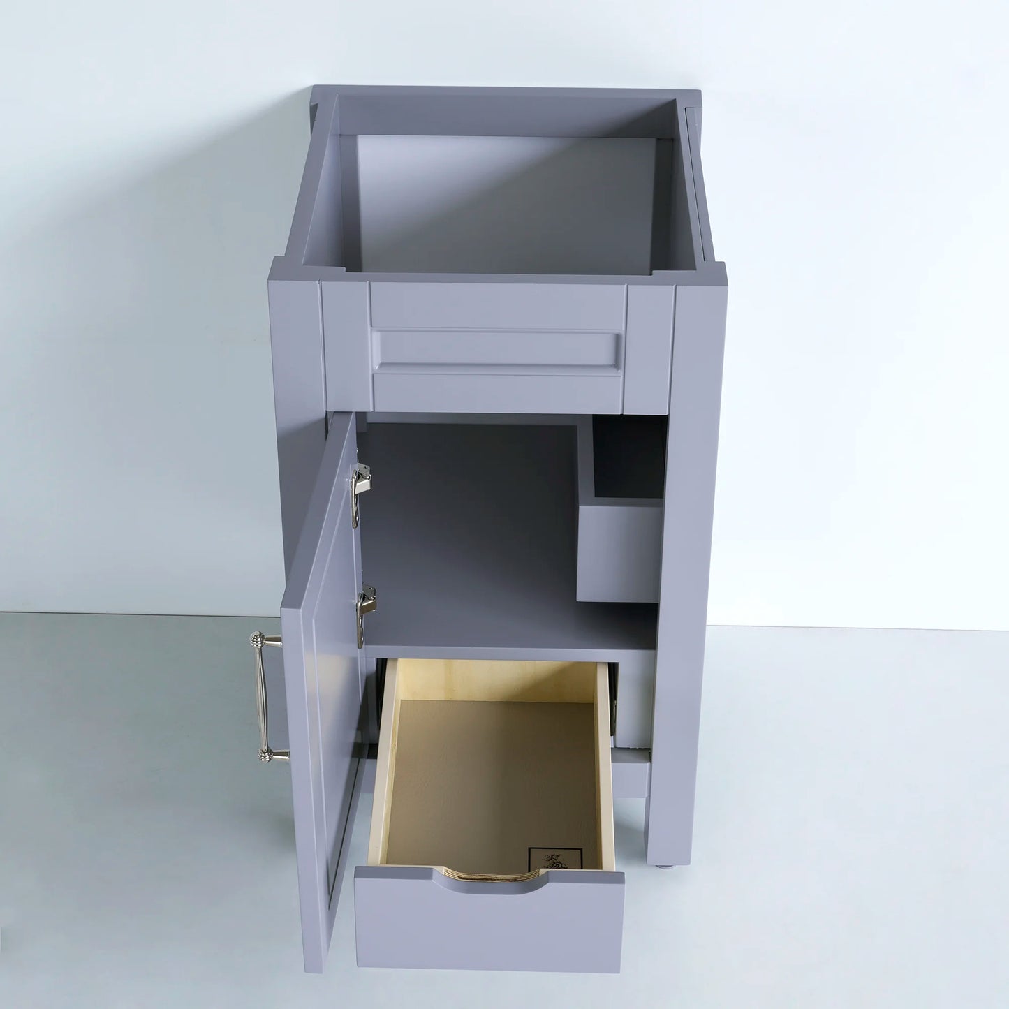 18 Inch Gray Selena Bathroom Vanity with Countertop