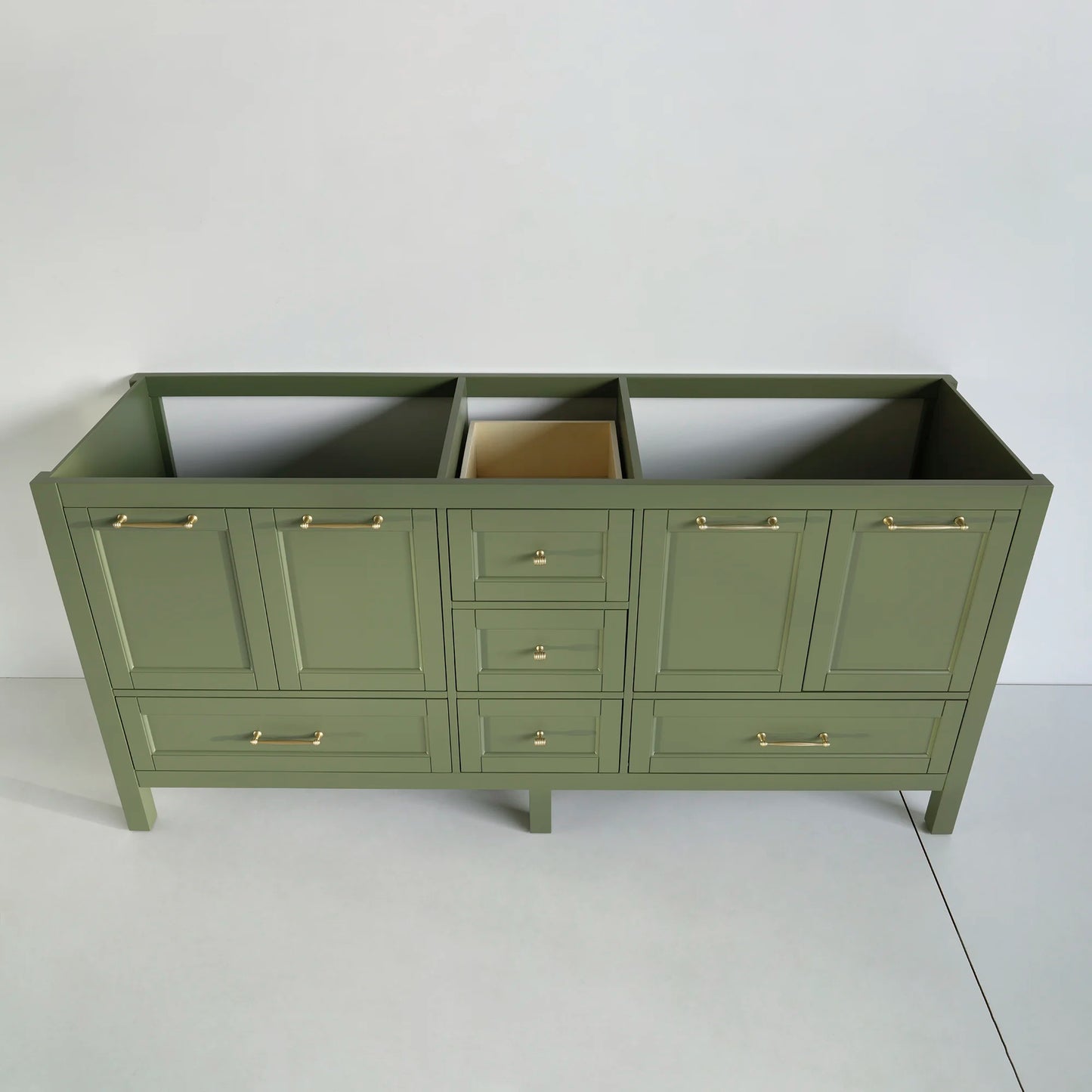 72 Inch Green Selena Bathroom Vanity with Countertop