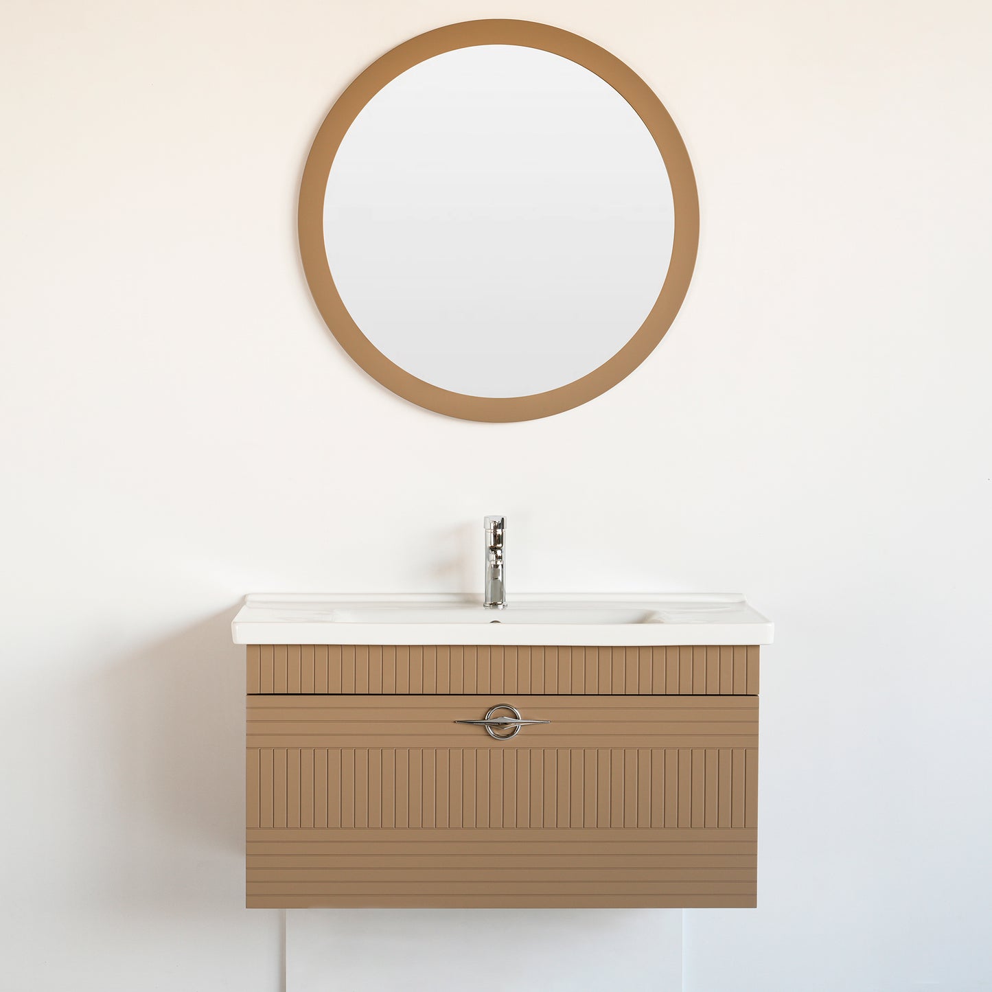 40 Inch Cappuccino Piaza Single Sink Bathroom Vanity with Countertop