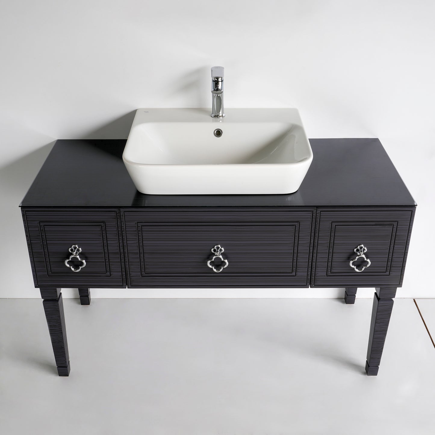 48 Inch Graphite Patina Gray Violet Bathroom Vanity