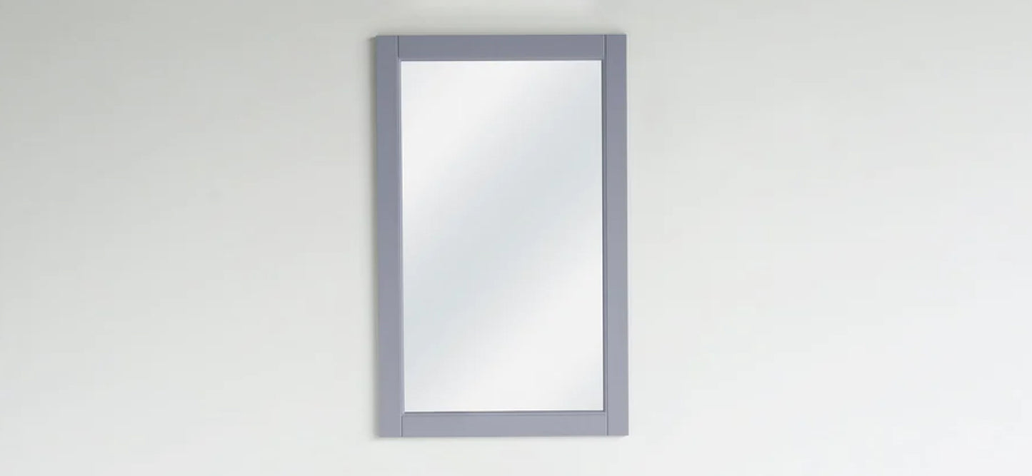 24 Inch Gray Selena Mirror