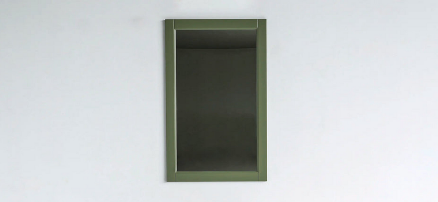 24 Inch Green Selena Mirror