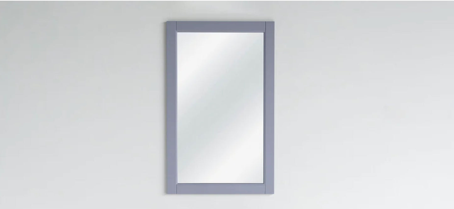 30 Inch Gray Selena Mirror