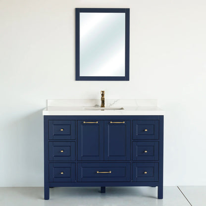 48 Inch Navy Blue Selena Bathroom Vanity