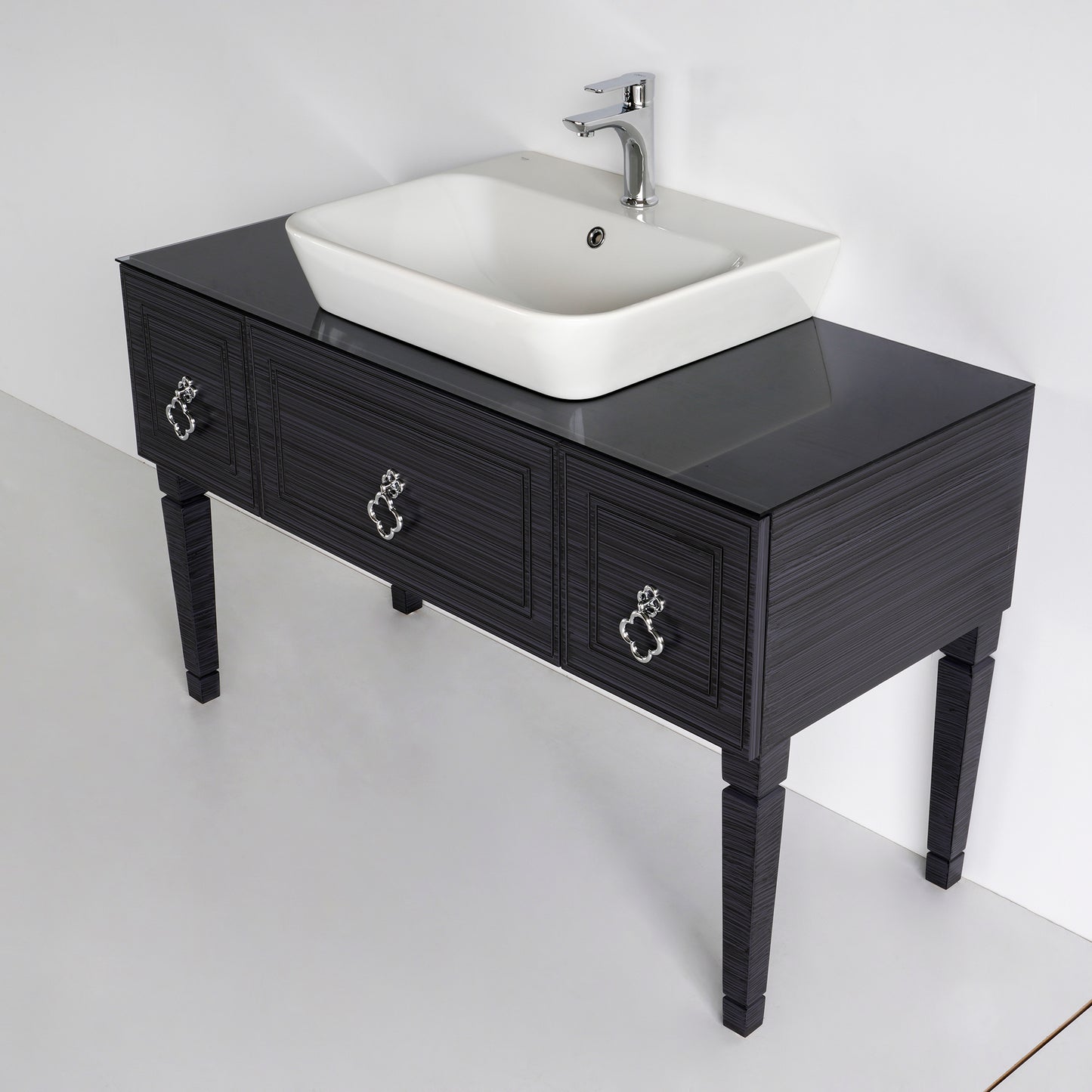 48 Inch Graphite Patina Gray Violet Bathroom Vanity