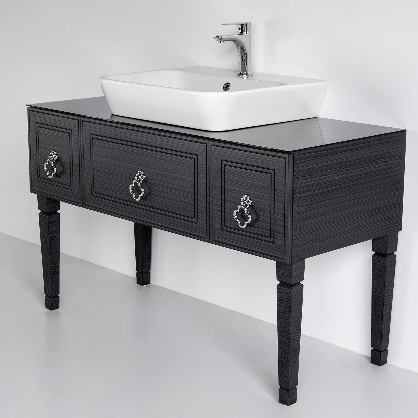 48 Inch Graphite Patina Gray Violet Bathroom Vanity