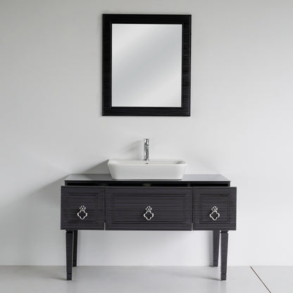 48 Inch Graphite Patina Gray Violet Bathroom Vanity